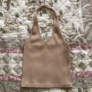 Pacsun ribbed halter top